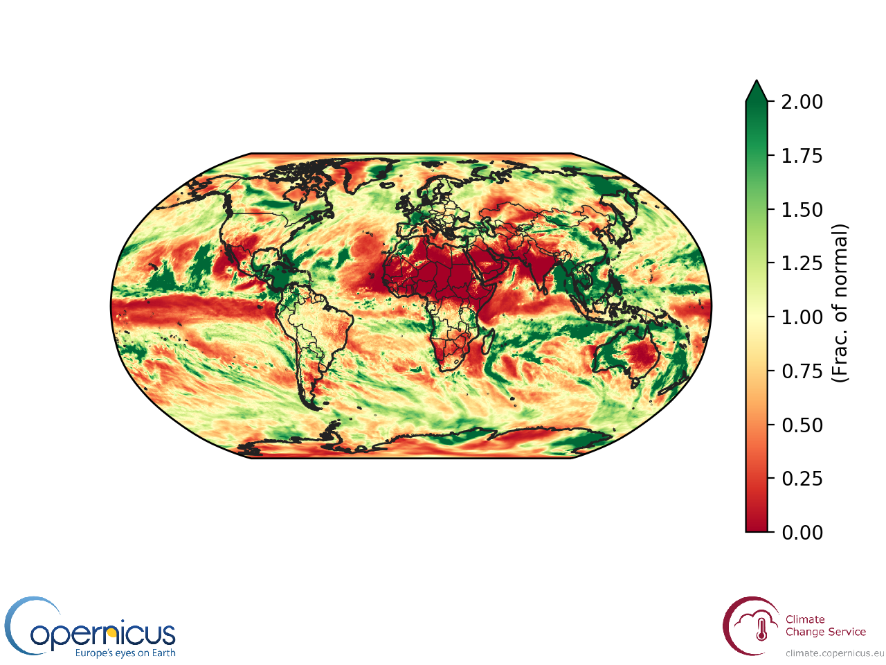 January precip anomaly